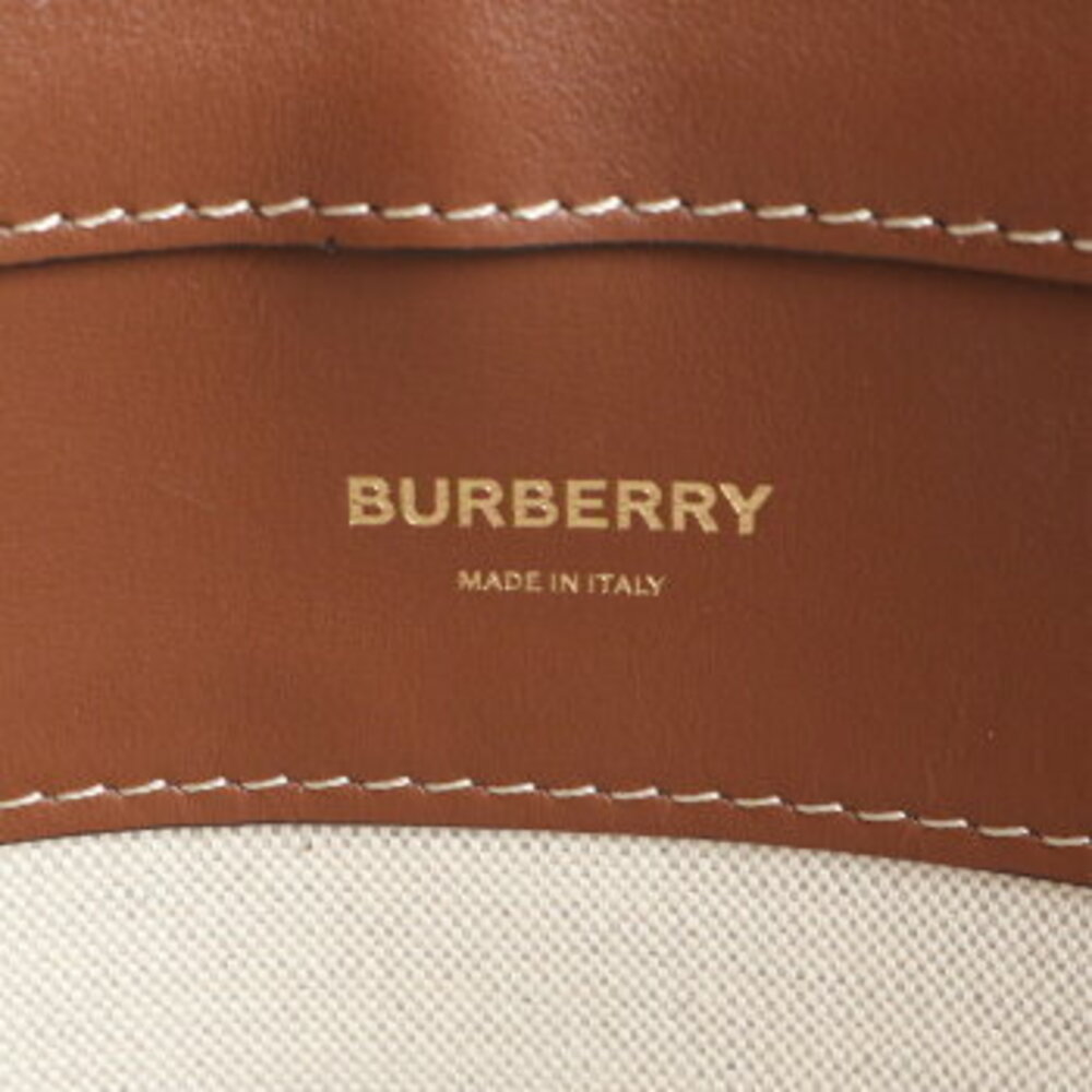 Burberry pocket bag leather shoulder handbag brown EMM - Picture 9 of 10